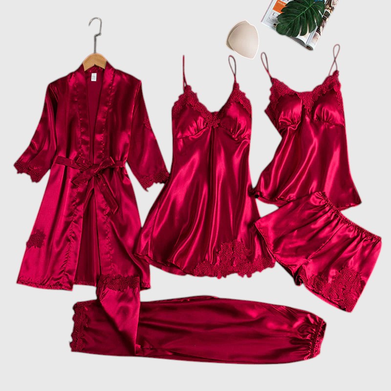 Marit - Women's 5-Piece Nightwear Set