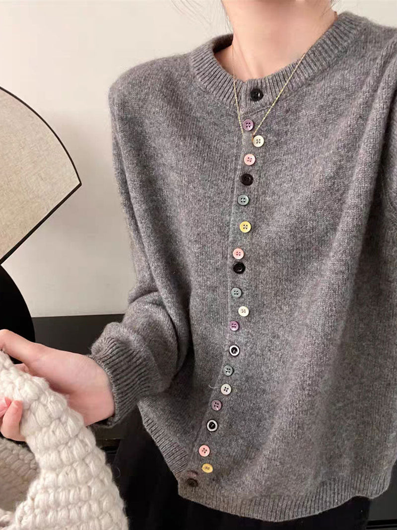 VANA | TIMELESS BUTTONED CARDIGAN WITH TUMMY COVERAGE